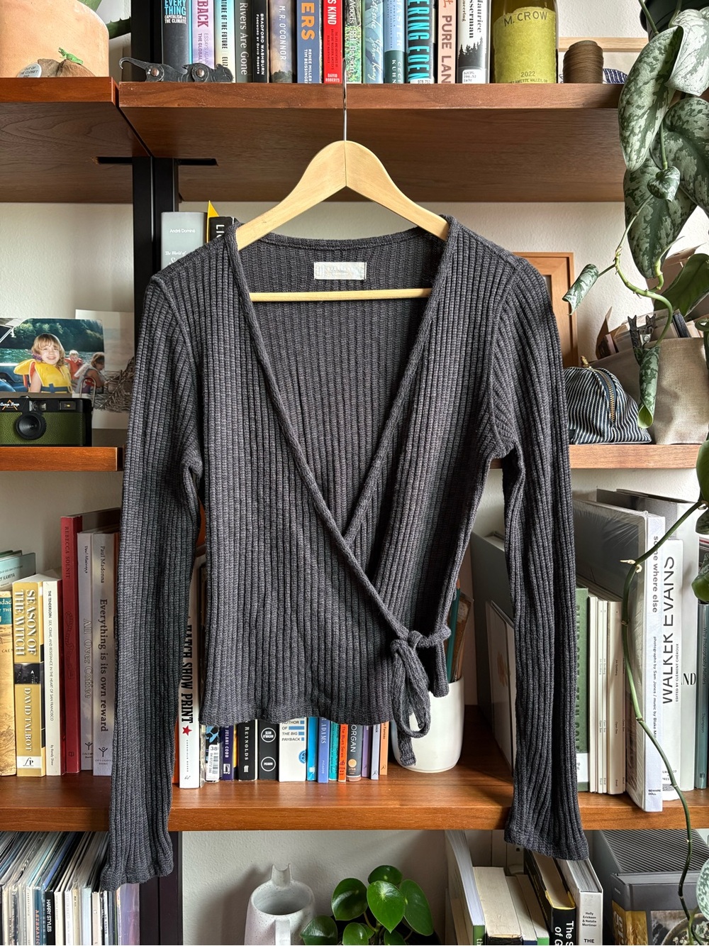 Everlane Knit Wrap Top